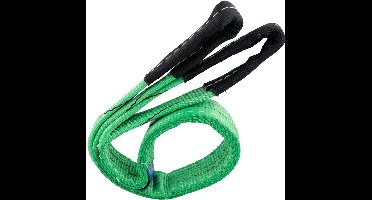 Hijsband 2 Ton - 1 meter - 6 cm breed - groen
