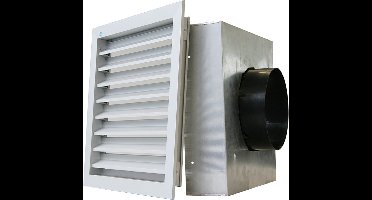 Renson - Geveldoorvoerrooster - 300x300mm - Diameter 150 - 160mm