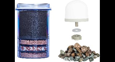 Aqualine 18 / Coolmart CM101 complete set filters en stenen - pH-neutraal