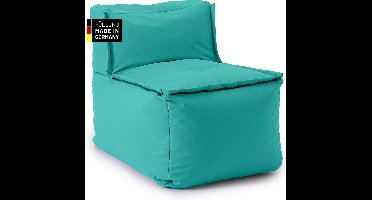 LUMALAND zitzak middenstuk bank - Combineerbaar met modulair systeem - 200 L - Turquoise