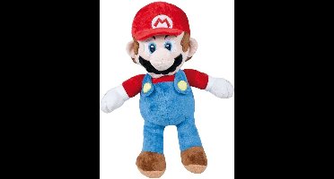 Play By Play Knuffel Mario 30 Cm Polyester Blauw/rood