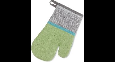 Kela Keuken - Carla Ovenwant Set van 4 Stuks - Kunststof - Groen