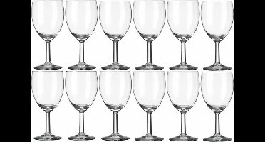 Royal Leerdam Wijnglazen Gilde - 24x stuks - rode wijn - 290 ml - 29 cl - Rode wijn glazen - Wijn drinken - Wijnglazen van glas
