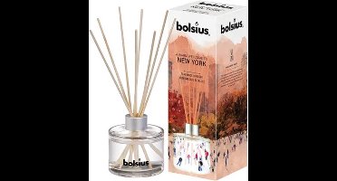 Bolsius geurverspreider 4 stuks New York, Rio de Janeiro, Moscow en New Delhi