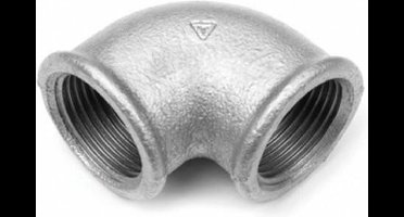 Knie 90gr Nr.90 Gegalvaniseerd 1/2