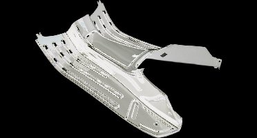 Treeplank Vespa S / LX wit glans