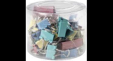 Creativ Company Foldback Clips 15-25mm Pastel 30 stuks