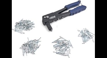 HBM 101 Delige Popnageltang Set 2,4 - 4,8 mm.