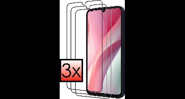 Screenprotector - 3 Stuks - Geschikt voor Samsung Galaxy A15 - Full Cover - Beschermglas - Gehard Glas - Tempered Glass - Screen Protector