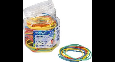 Westcott elastieken - in pot 80 gram - maat 40mm, 50mm, 60mm - AC-E10581