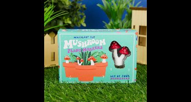 Gift Republic Plantenpot decoratie - Mushroom