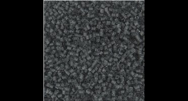 CC Rocailles 2-cut 1,7 mm Transparant Grijs 25 gr