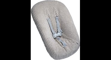 #01 Newborn hoes, Beige/Zand Rib, Stokke Tripp Trapp. Ook geschikt voor Kidsmill Up.