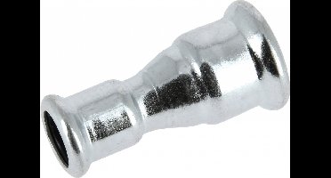 Bonfix Pressfitting staalverzinkt CV Rechte verloopsok 54 x 35 - 2 x press - (m-profiel)