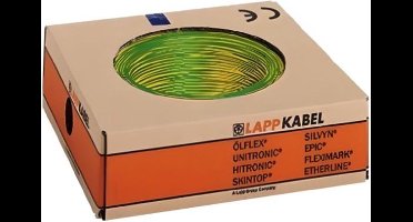 LAPP 4520006/100 Draad H07V-K 1 x 16 mm² Groen, Geel 100 m