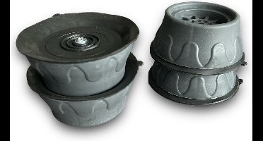 Trillingdempers Wasmachine - Wasmachine Dempers - 4 stuks - Extra Dik - Droger - Ondersteuning voor anti-vibratie wasmachines