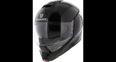 SHARK EVOJET BLANK Motorhelm Systeemhelm Zwart - Maat XS