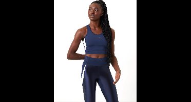 Björn Borg Crop Tank - sportshirts - Blue - Vrouwen