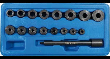 SW-Stahl 410113 koppelingscentreergereedschap 17 stuks