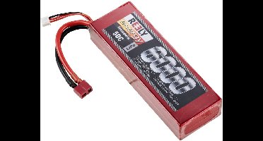 Reely LiPo accupack 7.4 V 6000 mAh Aantal cellen: 2 50 C Hardcase T-stekkersysteem