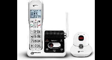 GEEMARC AmpliDECT 595 SOS-PRO Draadloze telefoon met GROTE GELUIDSVERSTERKING 50 dB - SOS-ALARM-knop - Beantwoorder
