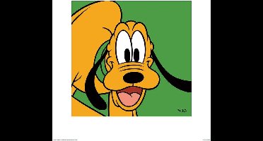 Kunstdruk Pluto Green 40x40cm