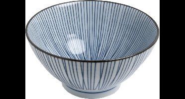 KOM BLAUW PATROON O/18CM|9CM