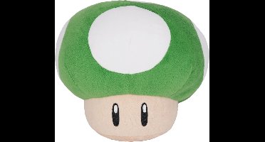 Nintendo Together + Super Mario Bros – 1 Up Mushroom Official Licensed knuffel – 16 cm pluche