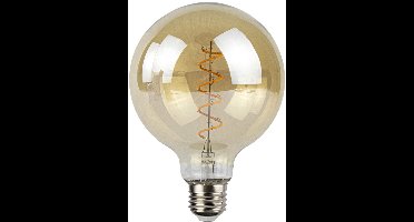 Highlight - LED Filament globe lamp | Amber | G125 | 9 Watt | Dimbaar | 2200K - Extra warm