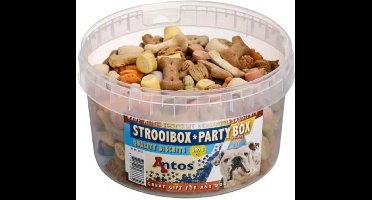 Antos strooibox 900g - Hondensnacks - Trainers - Partymix - Hondenkluifjes
