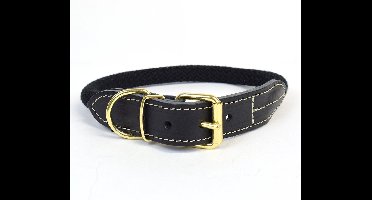 Duvo+ EXPLOR Forest Halsband Nylon Zwart XL - 56-64cm/14mm