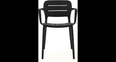 Vita Calpe stapelstoel grijs