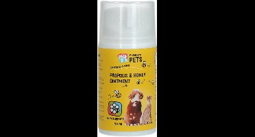 Excellent Pets Hond & Kat Verzorgende Zalf 50 ml - Bijenpropolis & Honing - Ondersteunt het herstellend vermogen van de huid - Propolis & Honey Ointment
