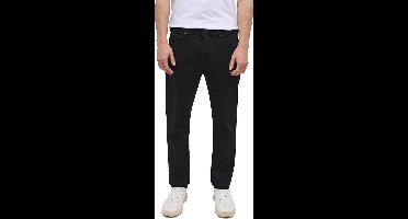 Mustang Heren Jeans Broeken VEGAS slim Fit Zwart 35W / 36L Volwassenen