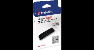 Verbatim Vi7000 1 TB NVMe/PCIe M.2 SSD 2280 harde schijf PCIe 4.0 x4 Retail 49367