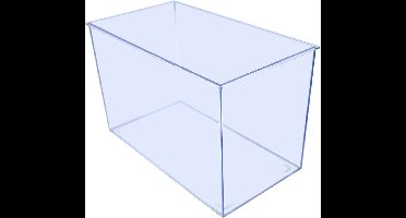 Savic Plastic Aquarium - 19x13x12 cm - 3L