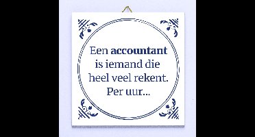 Tegeltje Een Accountant van Ditverzinjeniet.nl