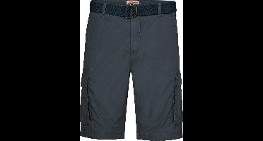 Petrol Industries - Heren Cargoshort met riem - Grijs - Maat XXXL