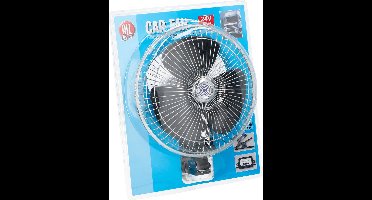 All Ride Mini Ventilator 24V - Vrachtwagen en Auto Ventilator - Met Clip en Stroomkabel 2M
