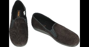 Fischer -Heren - bruin donker - pantoffels & slippers - maat 46