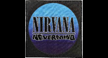 Nirvana - Nevermind Wavy Logo Patch - Zwart