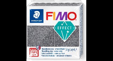 FIMO effect ovenhardende boetseerklei standaard blokje 57 g - stone graniet