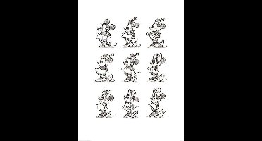 Pyramid Poster - Minnie Mouse Sketched Multi - 80 X 60 Cm - Multicolor