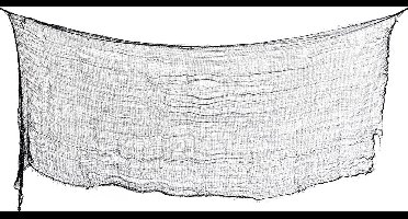 Boland - Decoratie kleed Halloween Zwart - Horror - Halloween - Versiering - Decoratie