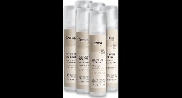 Derma Eco Dagcreme - Parfumvrij - met Komkommerextract, Aloe vera - Vitamine E - AllergyCertified - 6 x 50 ml