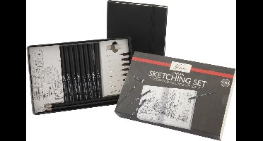 Urban Sketching 12pcs - Fineliners & Schetsboek - Schetsen voor Volwassenen met Fineliners, Grafietpotloden en Schetsboek - Zwarte Fineliner