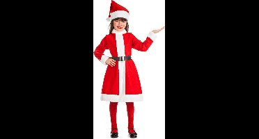 Boland - Kostuum Carol Claus (7-9 jr) - Kinderen - Kerstvrouw -