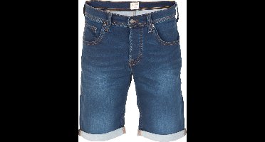 Mustang Heren Short Broeken Chicago Real X regular/straight Fit Blauw W 40 Volwassenen Korte Jeans Broek Bermuda