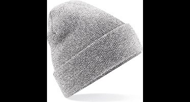 New Age Devi - "Ontdek de tijdloze stijl 'Original Cuffed Beanie' in Heather Grey"