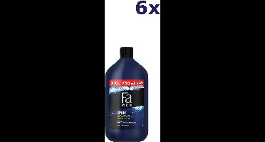 6x Fa 750ml shower gel men sport